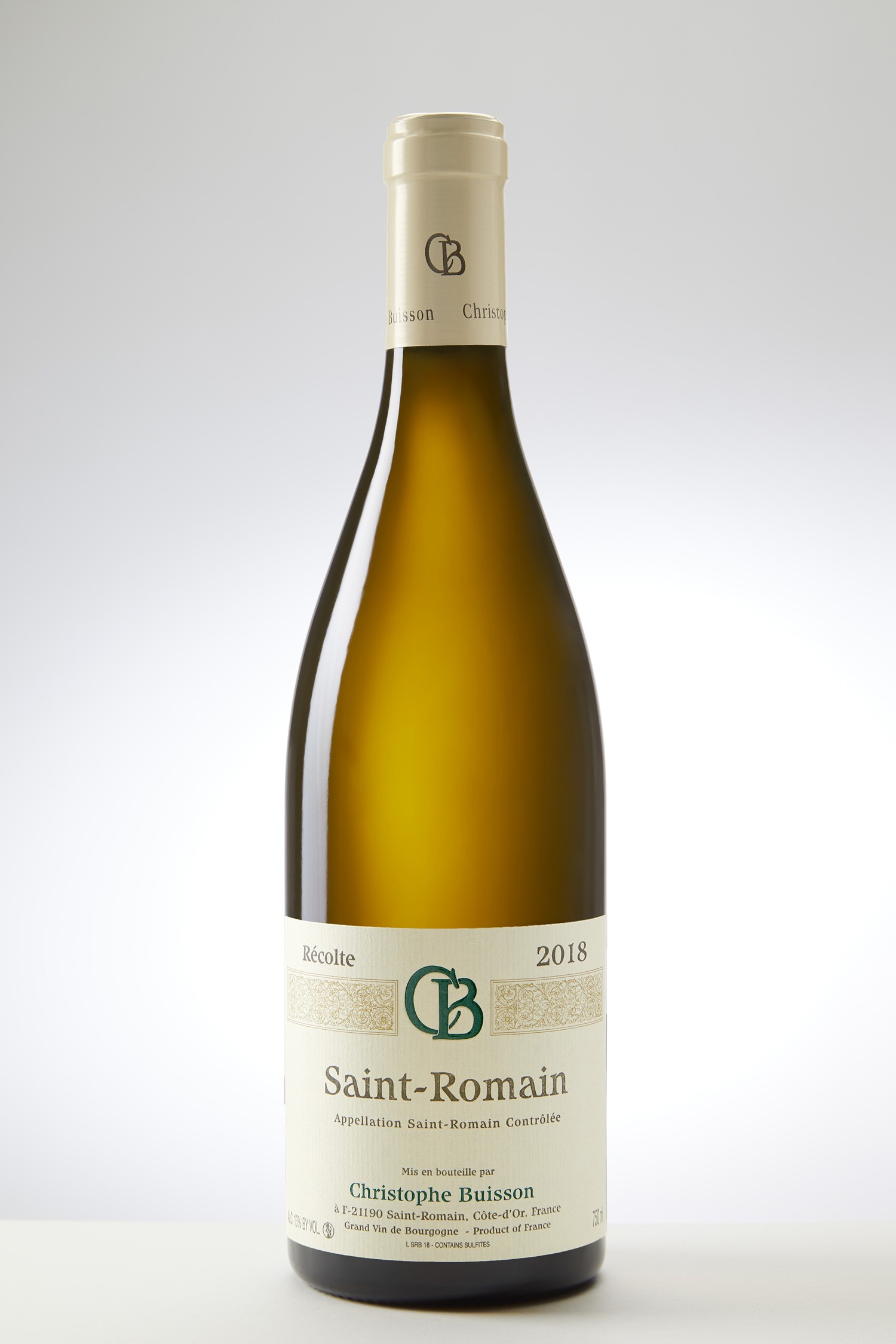 Bouteille vin Saint-Romain Blanc