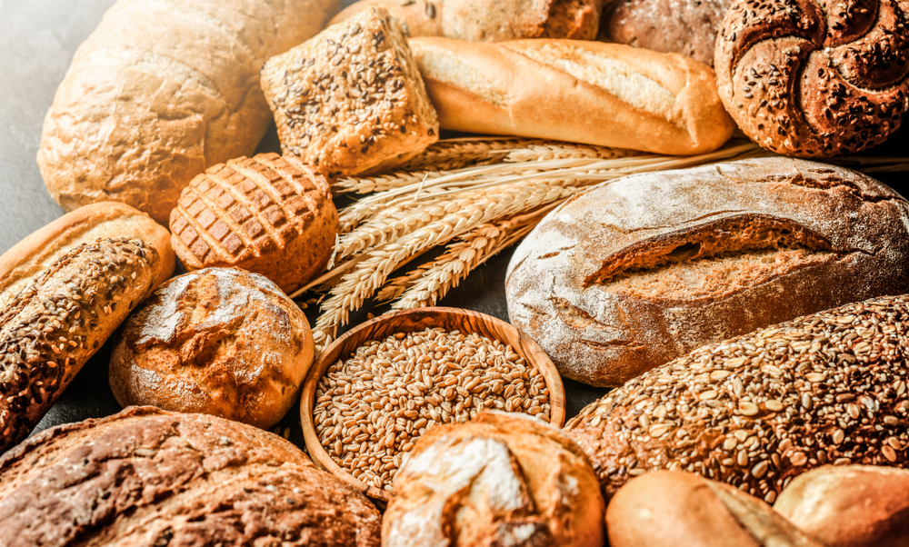 Différentes sortes de pains spéciaux et originaux